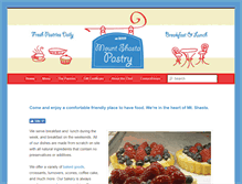 Tablet Screenshot of mountshastapastry.com